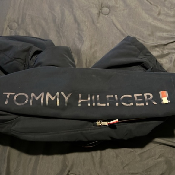 Tommy Hilfiger Women’s Hooded Stadium Jacket Zip Up - Picture 4 of 6